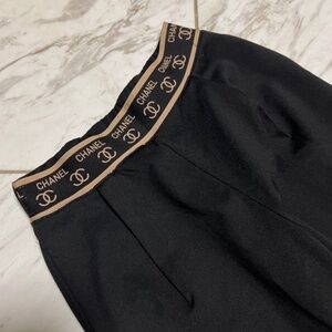 Authentic vintage Chanel black straight pants